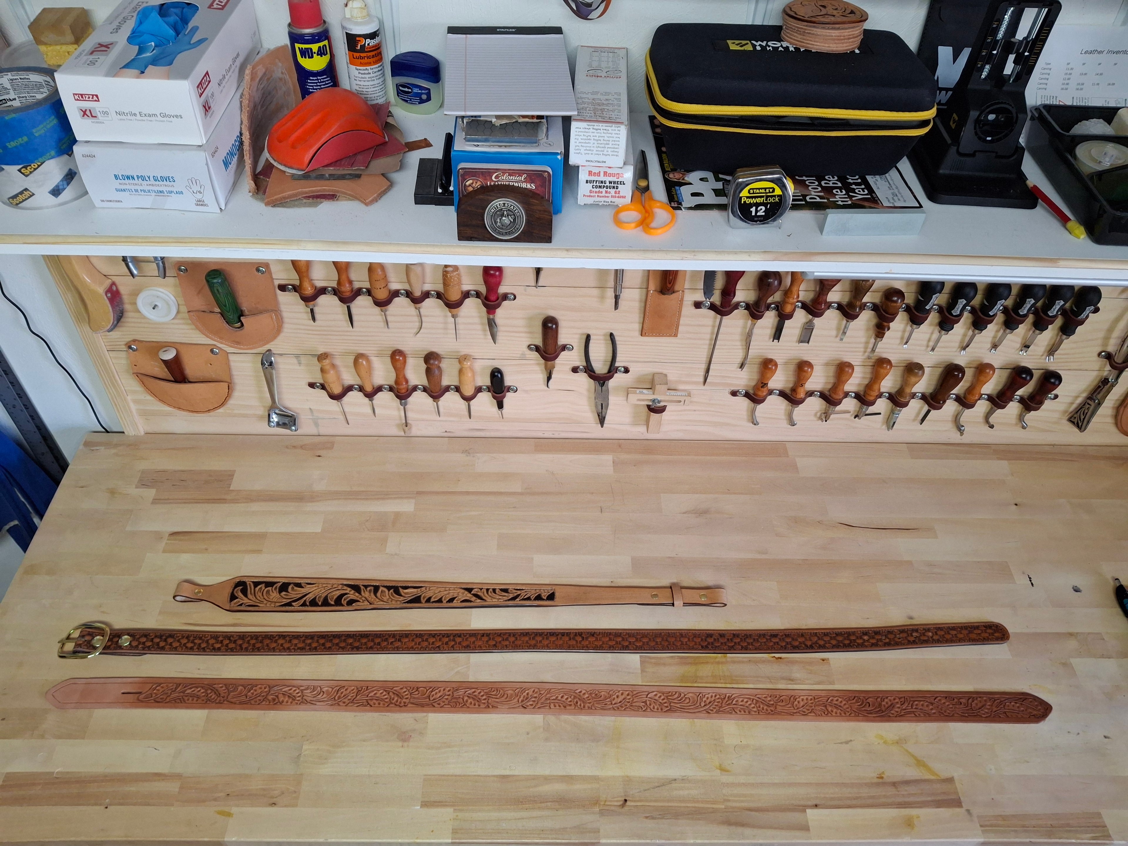 Leather Belt - 42' to 44"