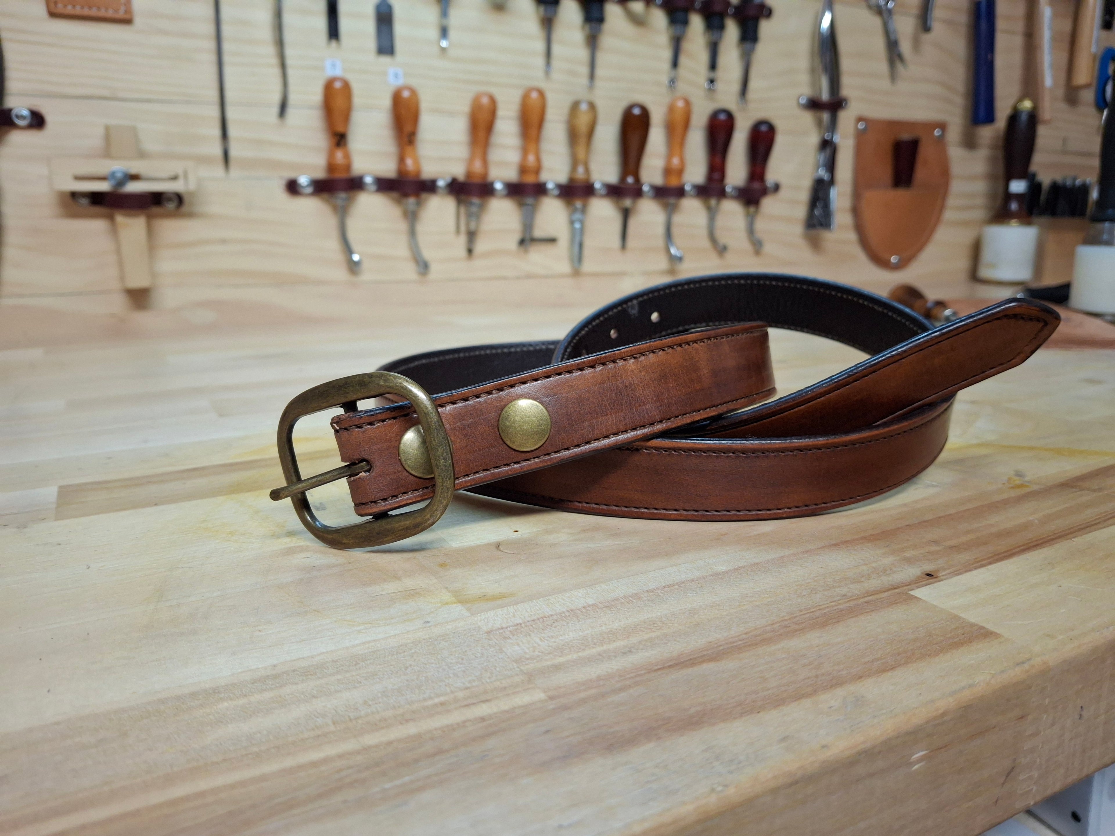 Brown Dress Belt.  36' - 38"